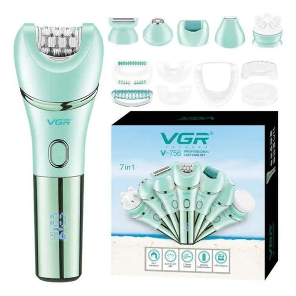 مجموعة عناية فاخرة للسيدات 7 في 1 VGR V-756