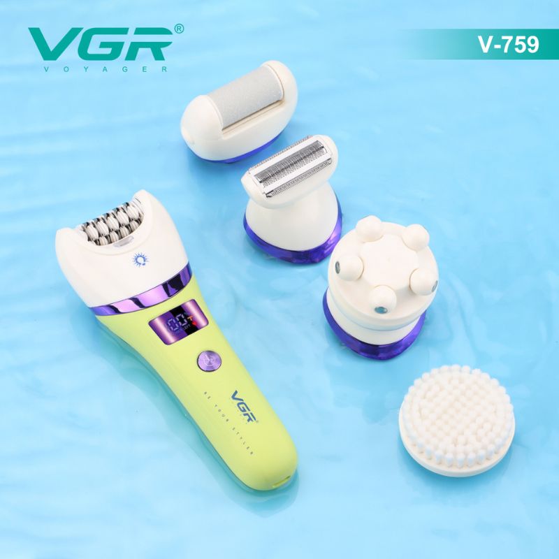 مجموعة العناية النسائية الاحترافية 5 في 1 VGR V-759