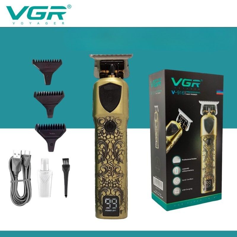 ماكينة حلاقة شعر الذقن احترافية للرجال VGR V-916