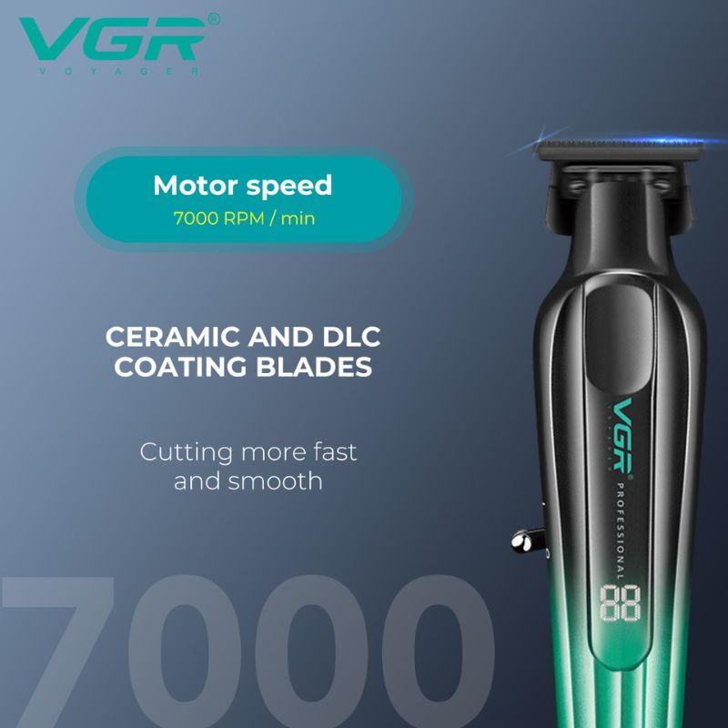 ماكينة تشذيب شعر ولحية للرجال فاخرة VGR V-935