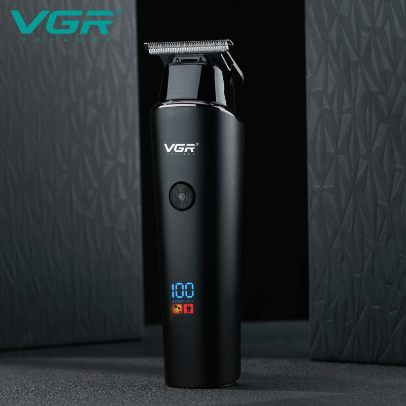 ماكينة تشذيب الشعر واللحية للرجال باللون الأسود VGR V-937