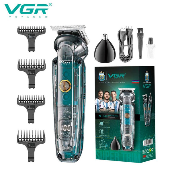  VGR V-949 Professional 2-in-1 Hair and Nose Trimmer Set