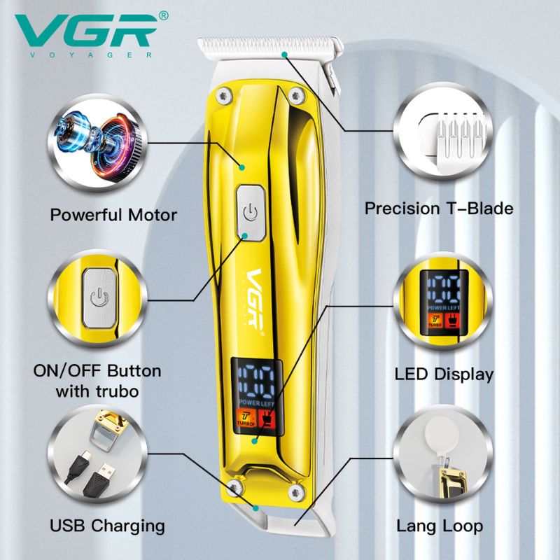 ماكينة تشذيب شعر وذقن للرجال VGR V-956