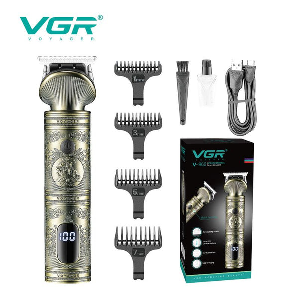 ماكينة تشذيب لحية ذات هيكل معدني للرجالVGR V-962