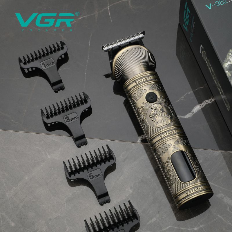 ماكينة تشذيب لحية ذات هيكل معدني للرجالVGR V-962