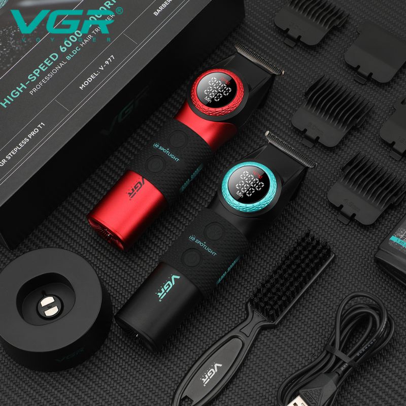 ماكينة تشذيب شعر ولحية احترافية للرجال VGR V-977