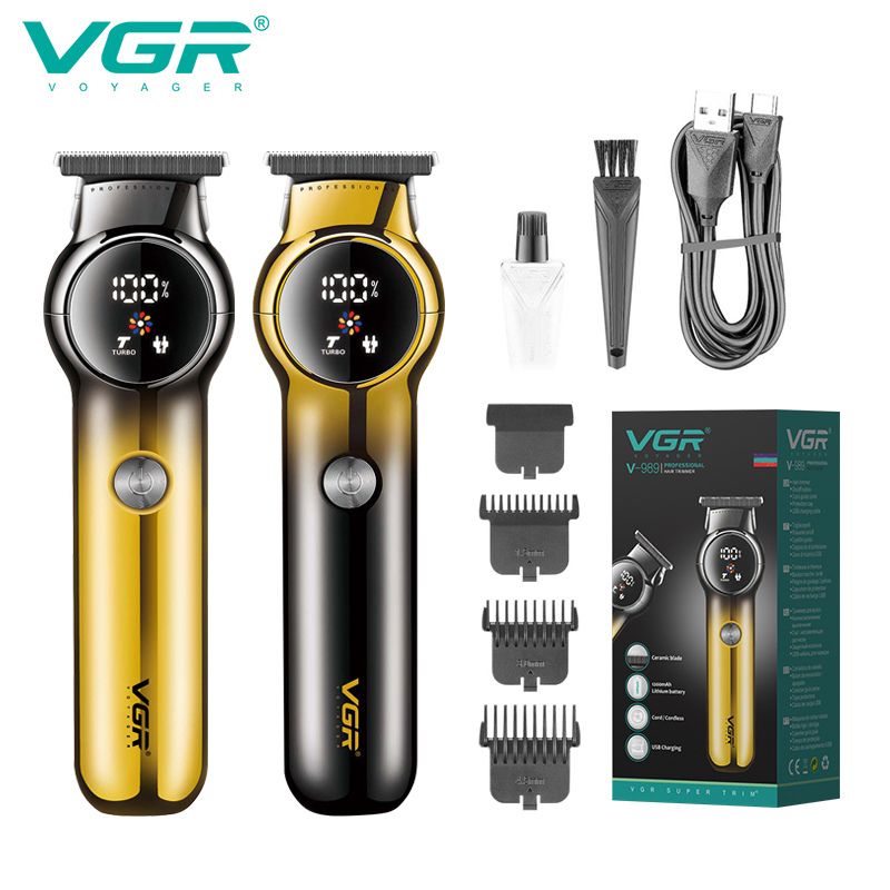ماكينة حلاقة وتشذيب شعر الذقن للرجال VGR V-989